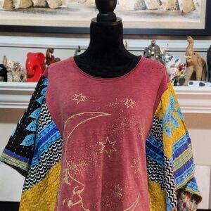 Women's Multicolor Graphic Top